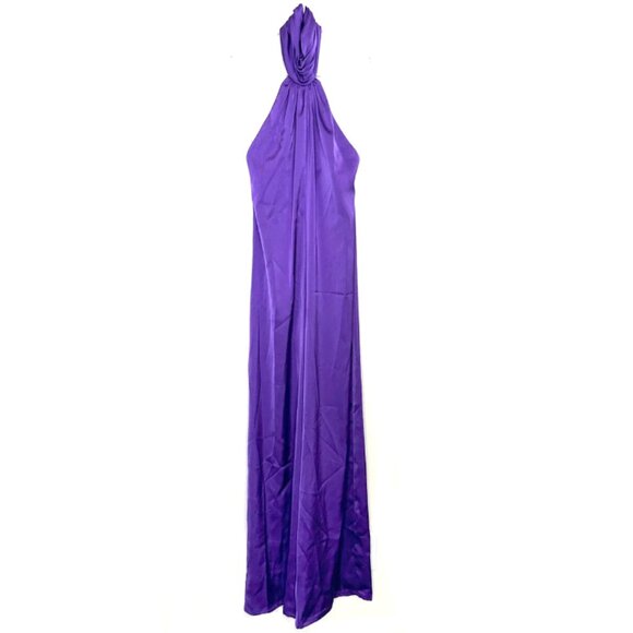 Brand New Striking Katie May Robbie Open-Back Halter Jumpsuit - Picture 11 of 14